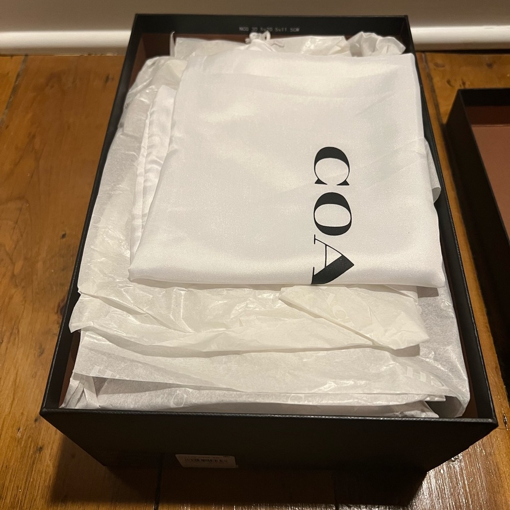 NWT Coach 85MM Champagne Leather Pumps Size 8 w box and dust bag - Picture 9 of 9